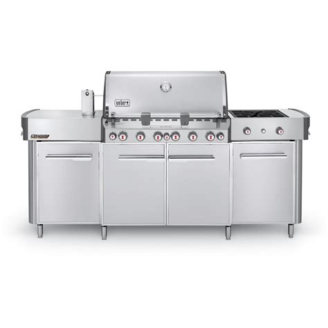 weber stainless steel cabinets|weber summit grill kit.